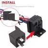 Taxutor 12V 30A 4-in-1 Ignition Panel Kit, Aluminum Alloy Switch