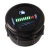 52mm Oil Fuel Level Gauge Meter Indicator LED Flashing Reminder