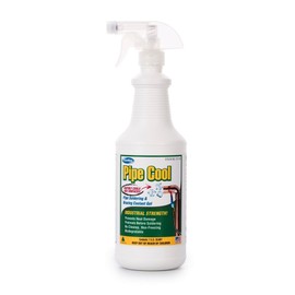 Comstar Pipe Cool, Pipe Soldering & Brazing Coolant Gel, Prevents Heat Damage, Instantly Cools Surfaces, Fire Retardant, Non-Toxic, Biodegradable, No Cleanup Required, 1 Quart with Spray (15-130)