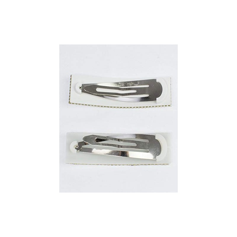 Shiny Diamante Rhinestone Rectangular Shape Snap Hair Clips, Wedding Bridal