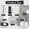 6Pcs Soft Close Toilet Seat Fixings Kit, Universal Stainless Steel