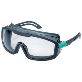 uvex i-guard planet Safety Goggles Adjustable Biomaterial Temples Anti-Fog Scratch Resistant Chemical Resistant