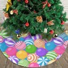 Christmas Colourful Candy Balls Tree Skirt Holiday Party Traditional Xmas