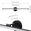 KAISITE Bathroom Vanity Light Over Mirror - 30 Inch Black
