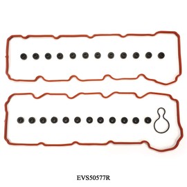Engine Valve Cover Gasket Compatible with Chrysler & Dodge & Jeep & Mitsubishi Model Aspen & Dakota & Durango & Ram 1500 & Commander & Grand Cherokee with Engine Base 4.7L (Rep# VS50577R) - EVS50577R