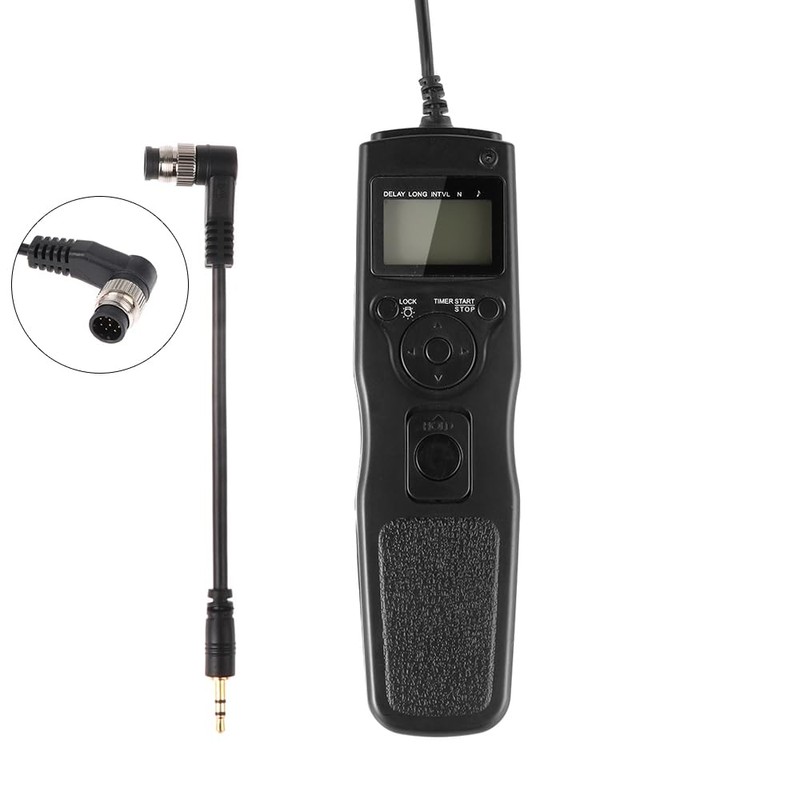 Hersmay LCD Timer Remote Shutter Release Camera Shutter Release Intervalometer