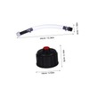 BUGUUYO 1 Set Racing Fuel Filler Hose Cap Kit Gas