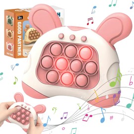 ZHEYU Fidget Pop It Electronico,Juguetes Eléctrico Antiestrés,Juguete para Aliviar el Estrés y Ansiedad,Adecuado para Adultos, niños, Regalos de cumpleaños etc. (Orejas de Conejo)