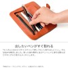 HUKURO Leather Pen Case, Tray, Pen Holder, Large Capacity, Men's,