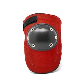 SAFE HANDLER Knee Pads – Tough Cap | Thick Foam Padding, Adjustable Elastic Straps (RED)