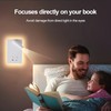 MOLUOLA LED Wall Lamp Wall Mounted Reading Lights, Adjustable Headboard