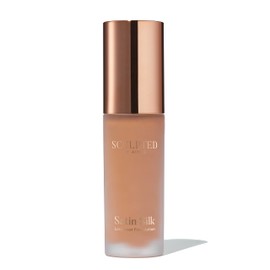 Satin Silk Longwear Foundation from Sculpted by Aimee (Rich 6.0) - Lightweight, Hydrating & Buildable High Coverage, Sweat-Resistant Foundation