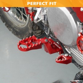 NICECNC Wide Foot Pegs Footrest For Honda XR650L 1993-2024 XR650R 2000-2007
