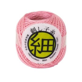 Olympus Thred Embroidery Thread "Sashiko Thread (Thin), Pale Pink, No. 214"