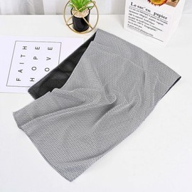 Hiking towel cool towel Gray color 4ea