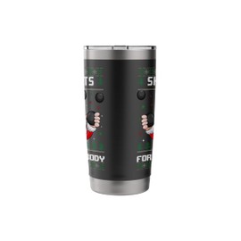 Shot Put for Everybody Santa Ugly Christmas Putter Thrower Stainless Steel Insulated Tumbler