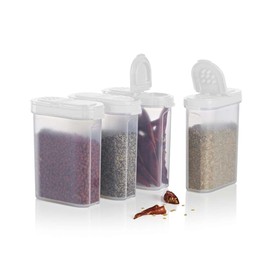 Tupperware Large Spice Shaker 1-cup/250 mL Set of 4 Cotton Seal