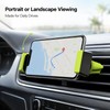 Car Phone Holder for Navigation – Green Air Vent Mount