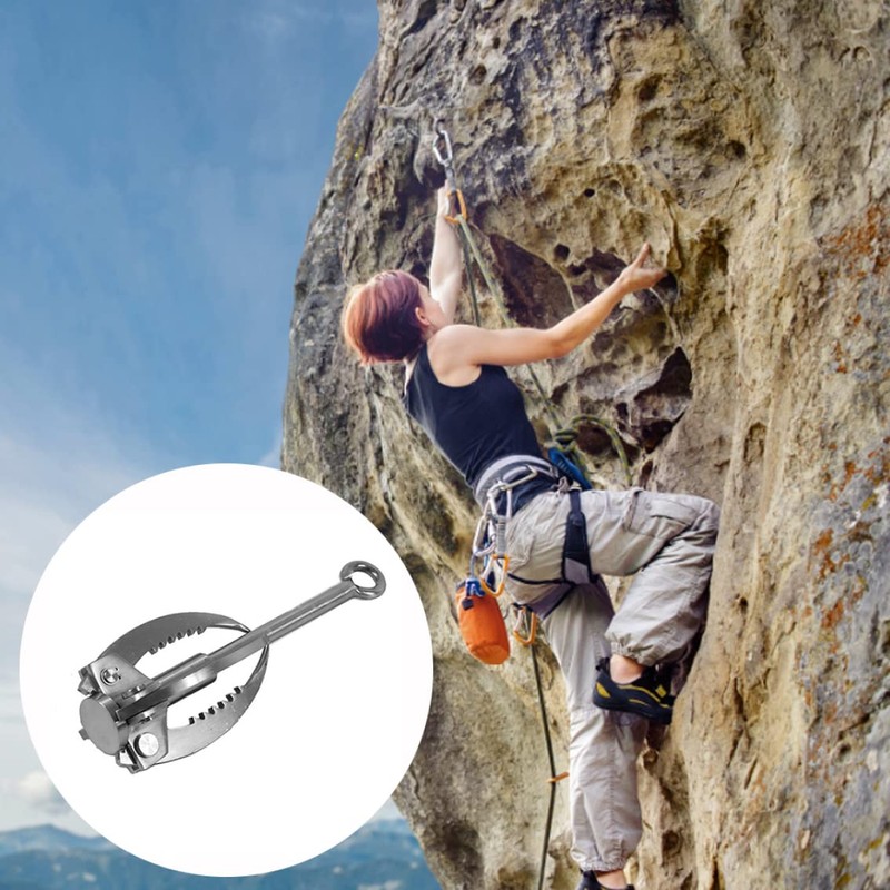 Grappling Hook, Stainless Steel Folding Grappling Hook Rock Climbing Claw