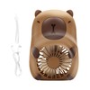 Cute Handheld Fan - Capybara Pocket Fan with Lanyard |