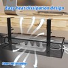Daiilg 1 Pcs Under Desk Cable Management Box Tray Under