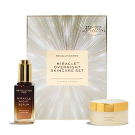 Revolution Pro Ultimate Miracle Night Care Gift Set, Care Set with Pro Miracle Night Serum & Cleansing Balm, Vegan & Cruelty Free