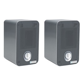 Germ Guardian HEPA Filter Air Purifier with UV Light Sanitizer, Eliminates Germs, Filters Allergies,Pollen, Smoke,Dust,Pet Dander,Mold,Odors,Quiet 4-in-1 Air Purifier for Desk and Office AC4100, 2PK