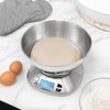 PantryPro Digital Kitchen Scale with Bowl - Stainless Steel 12lbs