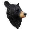 Ebros Large Olympic Black Bear Head Wall Decor Plaque 16"Tall