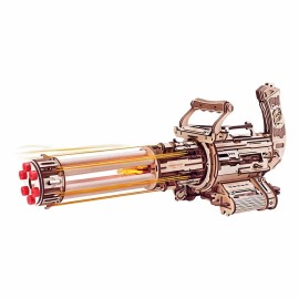 ROKR 3D Wooden Puzzle Gun Toy Rotating-Barre