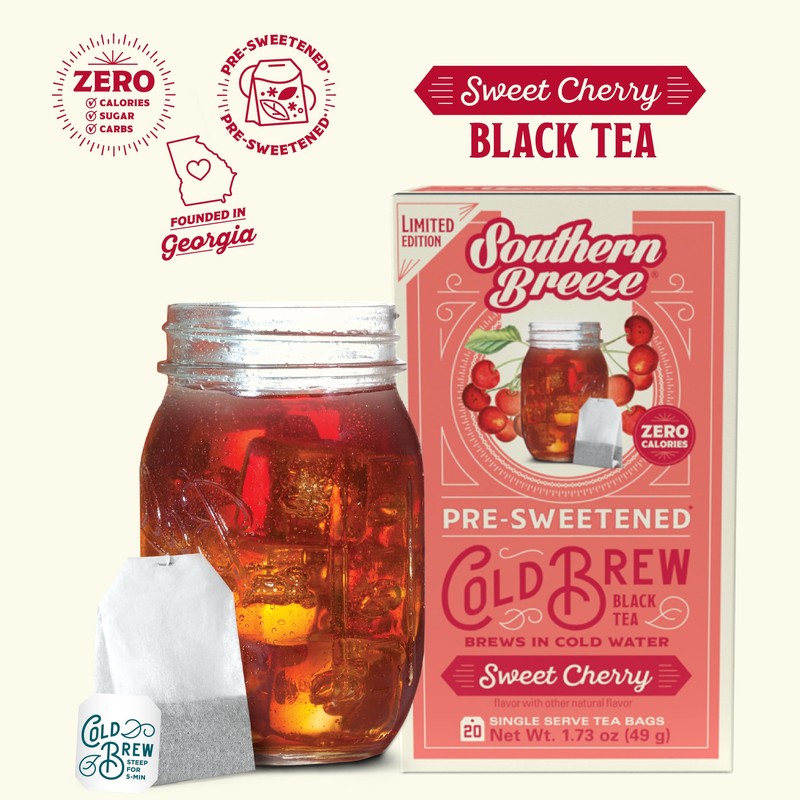 Southern Breeze Cold Brew Sweet Tea Sweet Cherry Iced Tea