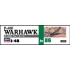 Hasegawa JT86 1/48 US Army Fighter Airplane P-40E Warhawk Plastic