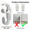 CPAP Hose Hanger（Damage-Free Hanging）CPAP Mask Hook,CPAP Tubing Holder with Anti-Skid