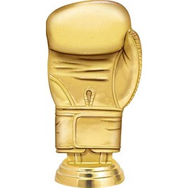Crown Awards Customized Boxing Trophy, 14" Blue Boxing Glove Trophy Prize, Personalize with Free Engraving