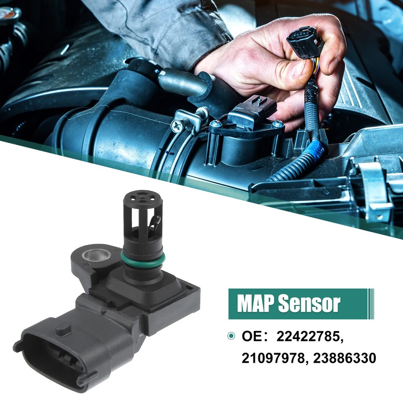 X AUTOHAUX MAP Sensor 22422785 21097978 23886330 Intake Air Temperature