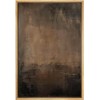 SIGNFORD Framed Canvas Print Wall Art Abstract Earthy Tones Rustic