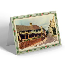 CHRISTMAS CARD - Vintage Sussex - Old Bexhill, The Forge and Bell Hotel (b)