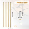 PATIKIL Threaded Extension Rod, 4 Sets 12" M10 x 1mm