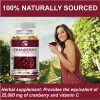 Cranberry Supplement, Concentrated Cranberry Extract Capsules for Women, Supports Urinary