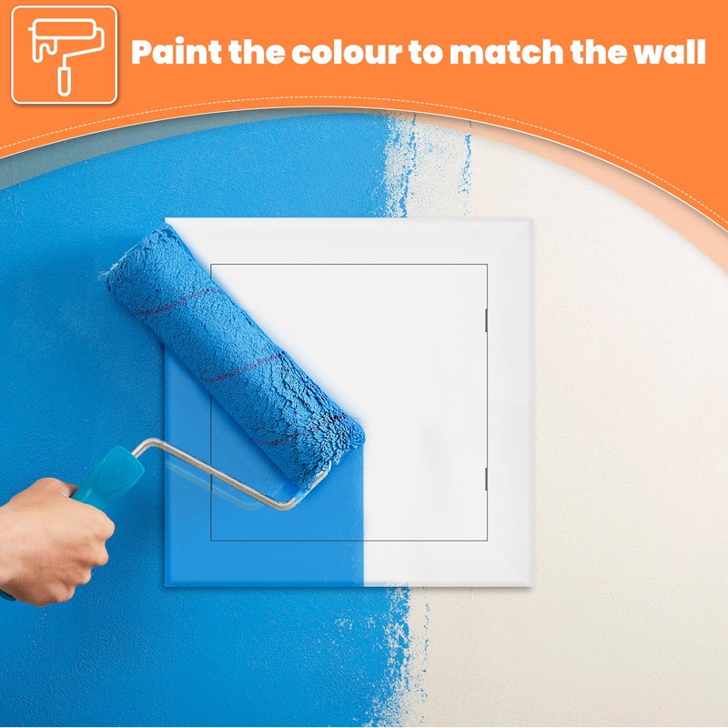 GCGOODS 12" x 12" Self-Adhesive Access Panel for Drywall, Plastic