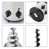 Chocolate Fountain Machine 4 Tier Electric Chocolate Fondue Fountain Machine