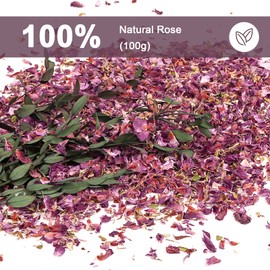 Sosayet Natural Wedding Confetti, 100 g Rose Petals Dried Confetti Wedding, DIY Flower Confetti for Wedding Decoration, Party Decoration