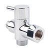 3Way Faucet Diverter Valve Bathroom Shower Parts for Handheld Showerhead