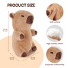 YANGUN Capybara Plush Toy, 23 cm Capybara Cuddly Toy, Cute