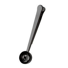 Cuchara de té de acero inoxidable 2 en 1 Cuchara de medición de acero inoxidable con bolsa Clip de sellado Cuchara de café multifunción para café de cocina