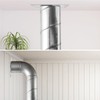 Vent Systems 8" Inch Duct Connector Flange with Square Spigot