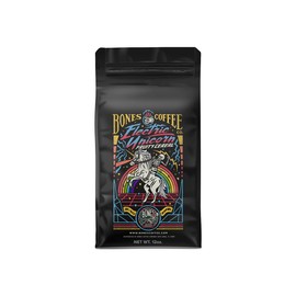 Bones Coffee Company Electric Unicorn Flavored Coffee Beans & Ground Coffee| 12 oz Flavored Coffee Gifts Fruity Cereal With Milk Flavored Coffee Ground & Beans (Ground)