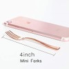 Pack of 24 Plastic Spoons, Dessert Spoons, Plastic Fork, Dessert