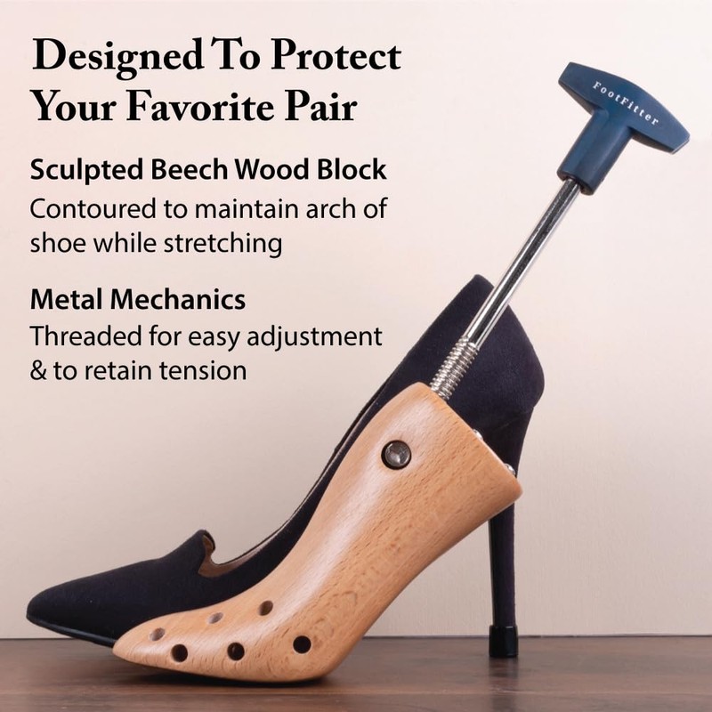 FootFitter Premium Women’s High Heel Stretcher for 3” to 6”