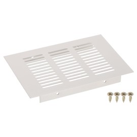 uxcell 1Pcs Rectangle Ventilation Grille Aluminum Alloy Mesh Air Vent Covers, 150x100mm